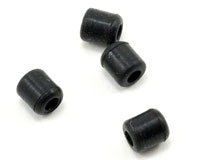 Landing Skid Nut Set Black T-Rex 250 4pcs (  )