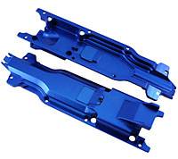 Aluminum Transmission Skid Plate Blue E-Revo/Summit (  )