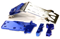 Steel Front Skid Plate Blue Savage XS (  )