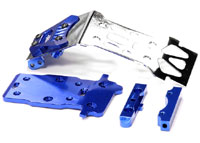 Steel Rear Skid Plate Blue Savage XS (  )