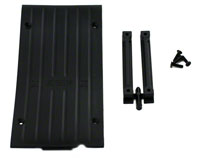 RPM Centre Skid Protector Plates for Savage X Black (  )