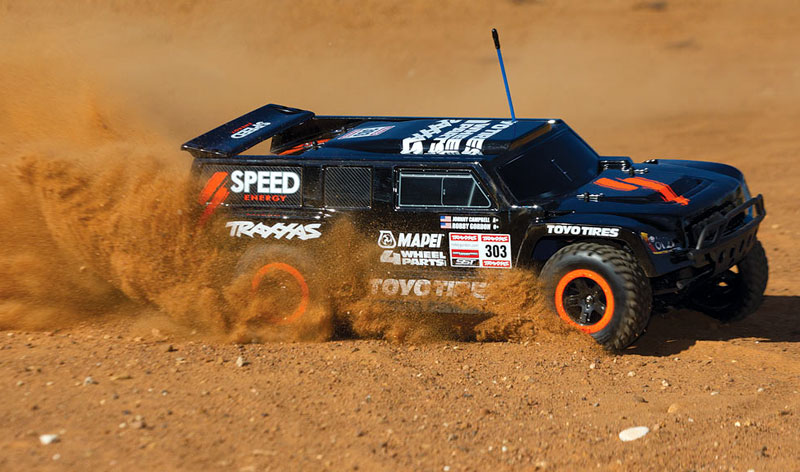 Радиоуправляемая машина Slash Robby Gordon Dakar Edition 2WD 2.4GHz RTR (TRA5804) (нажмите для увеличения) Радиоуправляемая машина Slash Robby Gordon Dakar Edition 2WD 2.4GHz RTR (TRA5804) (нажмите для увеличения)