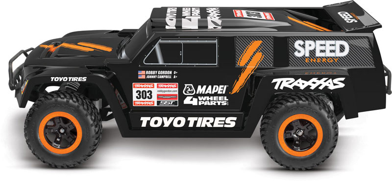 Радиоуправляемая машина Slash Robby Gordon Dakar Edition 2WD 2.4GHz RTR (TRA5804) (нажмите для увеличения) Радиоуправляемая машина Slash Robby Gordon Dakar Edition 2WD 2.4GHz RTR (TRA5804) (нажмите для увеличения)