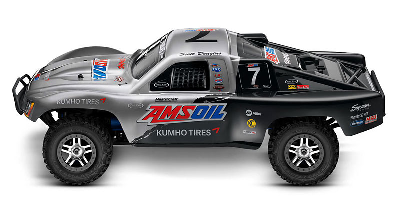 Радиоуправляемая машина Slayer Pro Nitro 4x4 2.4GHz 4WD RTR (TRA5907) (нажмите для увеличения) Радиоуправляемая машина Slayer Pro Nitro 4x4 2.4GHz 4WD RTR (TRA5907) (нажмите для увеличения)