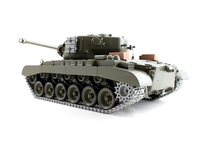 Радиоуправляемый танк HengLong Snow Leopard Pershing M26 Airsoft RC Battle Tank 1:16 PRO with Smoke RTR (3838-1PRO) (нажмите для увеличения)