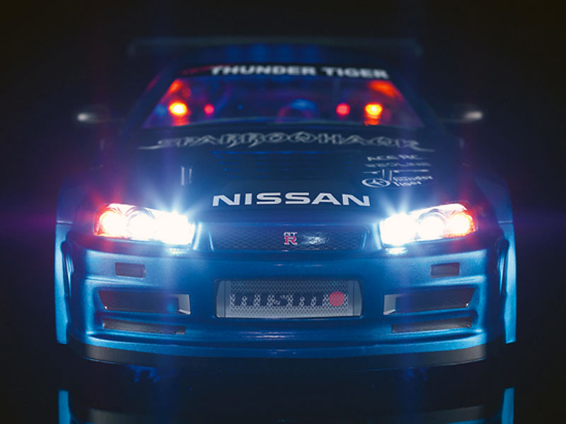 Nissan Skyline GT-R ZTune Sparrowhawk DX Blue 2.4GHz (TTR6534-F74) (нажмите для увеличения) Nissan Skyline GT-R ZTune Sparrowhawk DX Blue 2.4GHz (TTR6534-F74) (нажмите для увеличения)