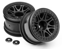 Split 8 Truck Wheel Black 2.2in 55x50mm 2pcs (  )