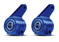 Aluminum 6061-T6 Steering Blocks Blue Stampede 2pcs