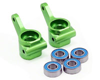 Aluminum 6061-T6 Steering Blocks Green Stampede 2pcs