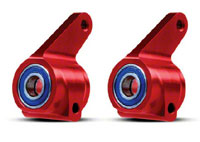 Aluminum 6061-T6 Steering Blocks Red Stampede 2pcs