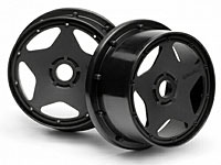 Super Star Front Wheel Black 120x60mm 2pcs (  )