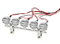 G.T.Power 5-LED Crawler Roof Light Chrome Kit (нажмите для увеличения)