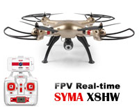 Syma X8HW FPV Quadcopter with Camera 2.4GHz RTF