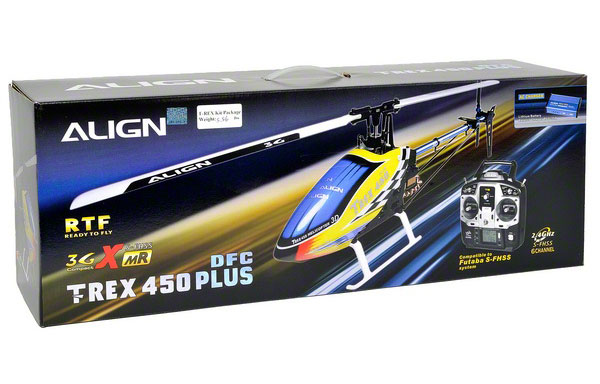 Радиоуправляемый вертолет T-Rex 450 Plus DFC Super Combo 2.4GHz RTF (RH45E01XT) (нажмите для увеличения) Радиоуправляемый вертолет T-Rex 450 Plus DFC Super Combo 2.4GHz RTF (RH45E01XT) (нажмите для увеличения)