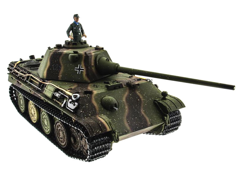 Радиоуправляемый танк Taigen Panther Type F Airsoft RC Tank 1:16 Metal with Smoke 2.4GHz (TG3879F-1HC) (нажмите для увеличения)