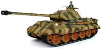 King Tiger Airsoft RC Tank 1:16 HC Metal with Smoke 2.4GHz