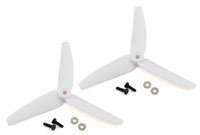 Tail Rotor Blade Set White 200SRX 2pcs