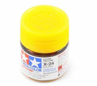 Tamiya X-24 Clear Yellow Gloss Acrylic Paint 10ml (  )