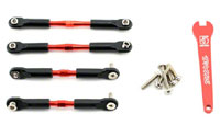 Aluminum 7075-T6 Turnbuckle Camber Link Set Red Stampede (  )