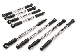 Billet Machined Turnbuckle & Pushrod Set E-Revo 1/16 8pcs