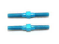 Aluminum Turnbuckle 3x28mm Blue 2pcs (  )