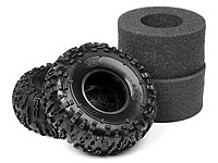 HB Rover Tire 2.2 White Soft Rock Crawler 2pcs