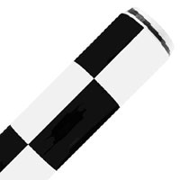 Hangar 9 UltraCote Squares White/Black 2inch 198x60cm (  )