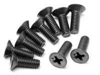 Flat Head Screw M4x12mm 6pcs (  )