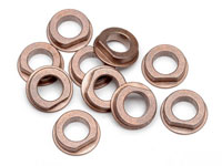 Flanged Metal Bushing 6x10x3mm 10pcs (  )