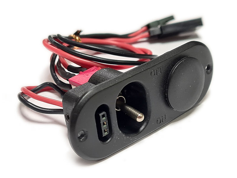 Выключатель бортовой усиленный Haoye Heavy Duty RX Switch with Charge Port & Fuel Dot Blank Black (HY022-03203) (нажмите для увеличения) Выключатель бортовой усиленный Haoye Heavy Duty RX Switch with Charge Port & Fuel Dot Blank Black (HY022-03203) (нажмите для увеличения)