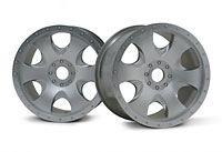 Warlock Wheel Matte Chrome 83x56mm Hex 17mm 2pcs