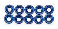 Aluminum Countersunk Washer 5mm Blue 10pcs (  )