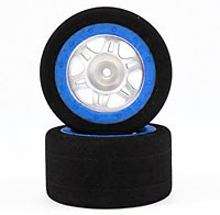 1/16th Pre-mounted Foam Tyres on Replica Beadlock Wheels Blue E-Revo VXL 2pcs (  )