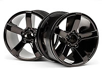 Bullet MT Wheels 3.2 Black Chrome HEX14mm 2pcs