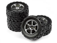 Mounted VT Tire / Wheel Set Mini Recon 4pcs