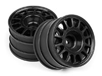 WR8 Rally Off-Road Wheel Set 48x34mm Black 2pcs (  )