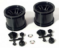 Split 5 Truck Wheel Black 2.2in 2pcs (  )