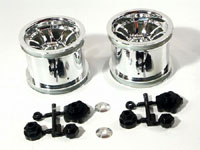 Split 5 Truck Wheel Chrome 2.2in 2pcs