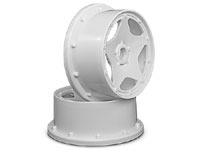 Super Star Front Wheel White 120x60mm 2pcs (  )