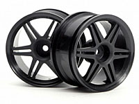 12 Spoke Corsa 26mm Black 3mm Offset 2pcs