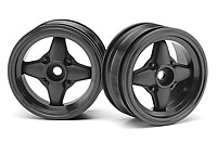 MX60 Four Spoke Wheel Gunmetal 0mm Offset 2pcs (  )