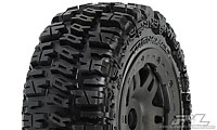 Trencher Off-Road Tires Mounted on Black Split Six Rear Wheels Baja 5T 2pcs (  )