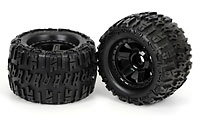 Trencher X 3.8 Tires Mounted on Desperado Black 1/2 Offset 17mm Wheels 2pcs (  )