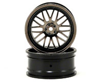 Front Deep Mesh Wheel 54x26mm Matte Gun 2pcs (  )