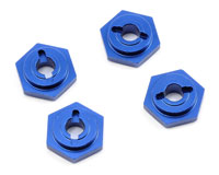 Wheel Hex Hub 12mm 6061-T6 Aluminum Blue-anodized 4pcs (  )