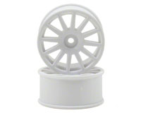 LaTrax Pre-Mounted Slick Tires & 12-Spoke Wheels White 2pcs (  )