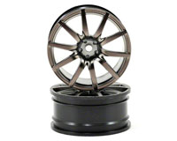 Nissan GTR Front Wheel 54x26mm Gun Metal 2pcs (  )