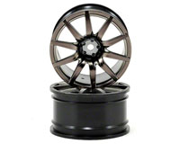 Nissan GTR Rear Wheel 54x30mm Gun Metal 2pcs (  )