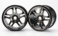 Wheels SS Split Spoke 3.8 Black Chrome Revo/Maxx 2pcs (  )