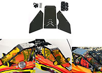 Full-Force RC Front/Side Window Set for HPI Baja 5b Smoked (  )